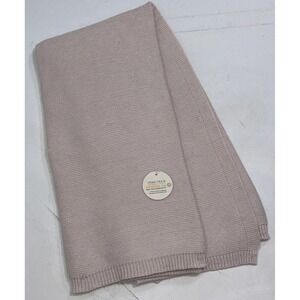 Koala Baby Blanket Pink Woven Squares Lined Striped Ribbed Receiving Lovey